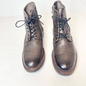 FRYE Murray Lace Up Zip Up Ankle Lace Boot Men’s Size 7.5